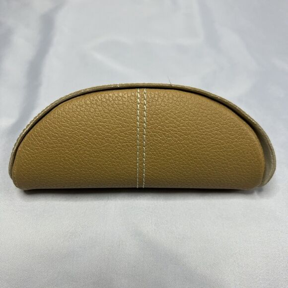 SUNGLASSES CASE ONLY for Tod\'s Soft Cover Beige with Brown Logo main image 4